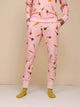 SNURK Ice Cream Cones Broek Unisex, roze joggingbroek met Italiaanse ijsjes, perfect voor comfort en stijl.