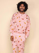 SNURK Ice Cream Cones Sweater Heren, comfortabele sweater met ijsjesprint, gemaakt van biologisch katoen.