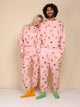 SNURK Ice Cream Cones Sweater Heren en bijpassende broek in roze met ijsjes patroon.
