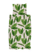 SNURK Leaf Me dekbedovertrek met groene bladerenprint op een lichte achtergrond.
