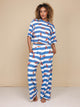 SNURK Lobsters Cropped T-Shirt Dames met kreeftenprint, perfecte outfit voor ontspannen dagen en nachten.