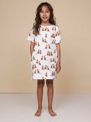 SNURK Meerkats T-shirt Dress Kids