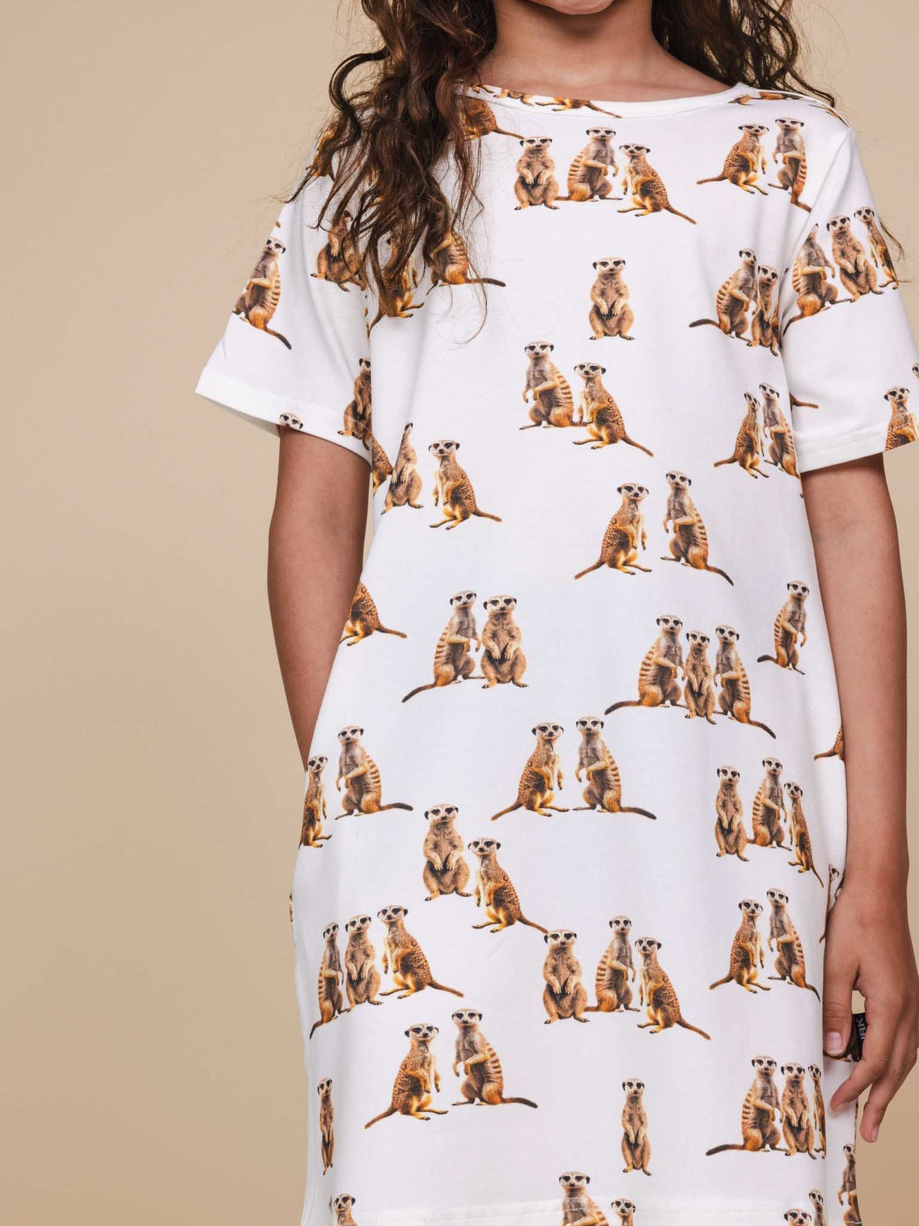 SNURK Meerkats T-shirt Dress Kids