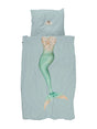 SNURK Mermaid Aqua dekbedovertrek
