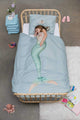 SNURK Mermaid Aqua dekbedovertrek