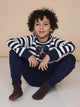 SNURK Navy Broek Kids, donkerblauwe joggingbroek voor kinderen, zacht en comfortabel, perfect voor spelen of slapen.