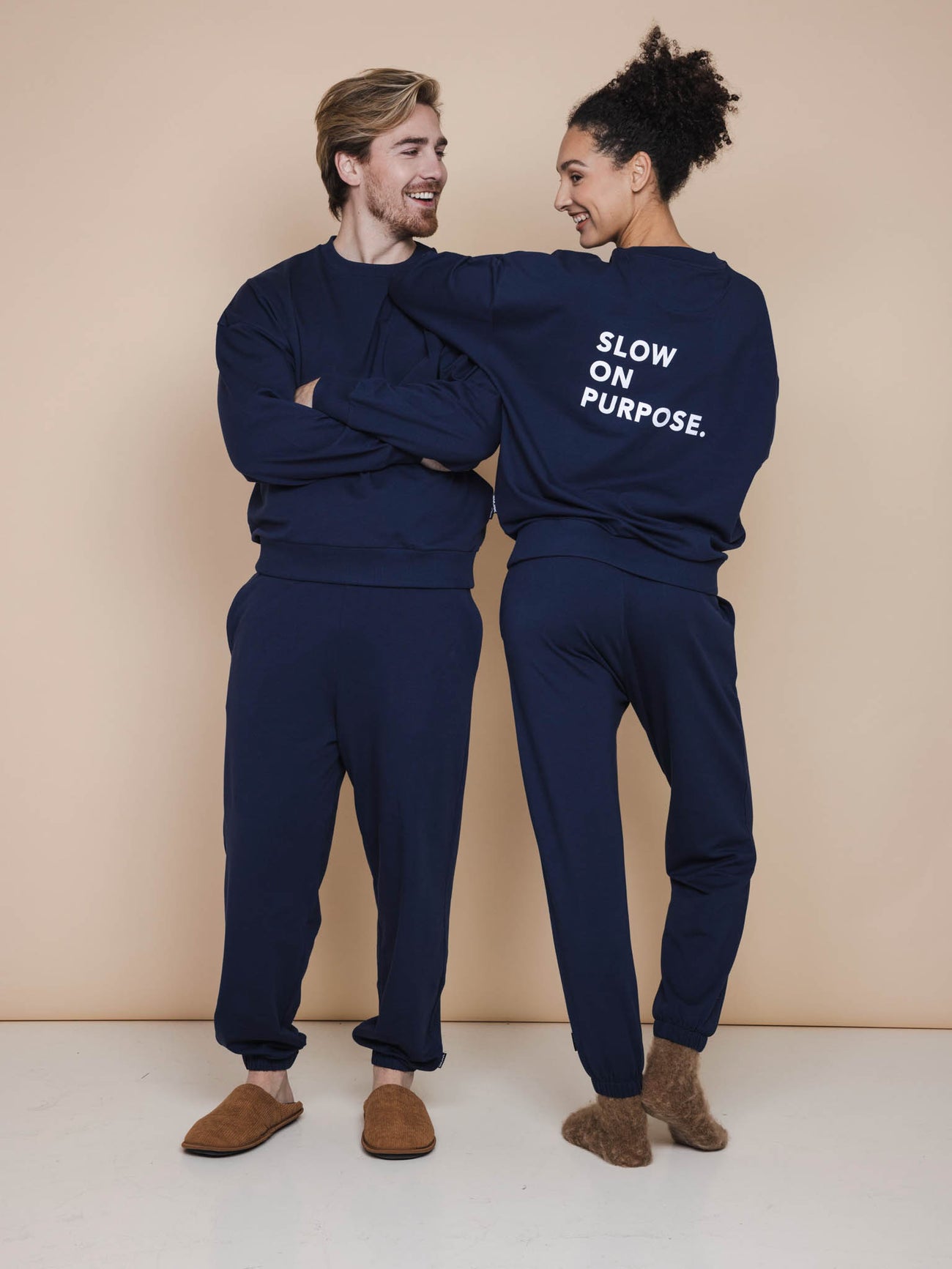 SNURK Slow Navy Sweater Unisex