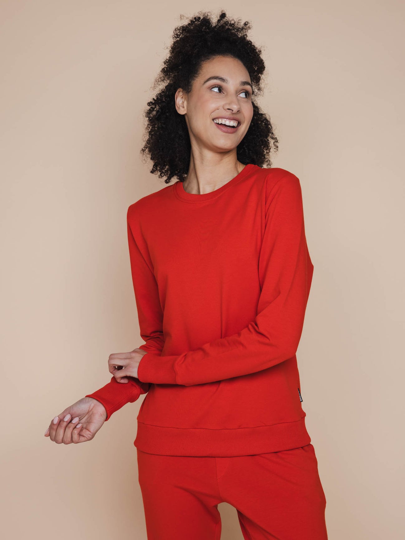 SNURK Slow Red Sweater Dames