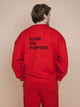 SNURK Slow Red Sweater Unisex