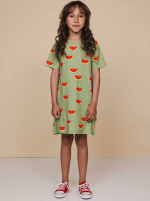 SNURK Watermelon T-shirt Dress Kids