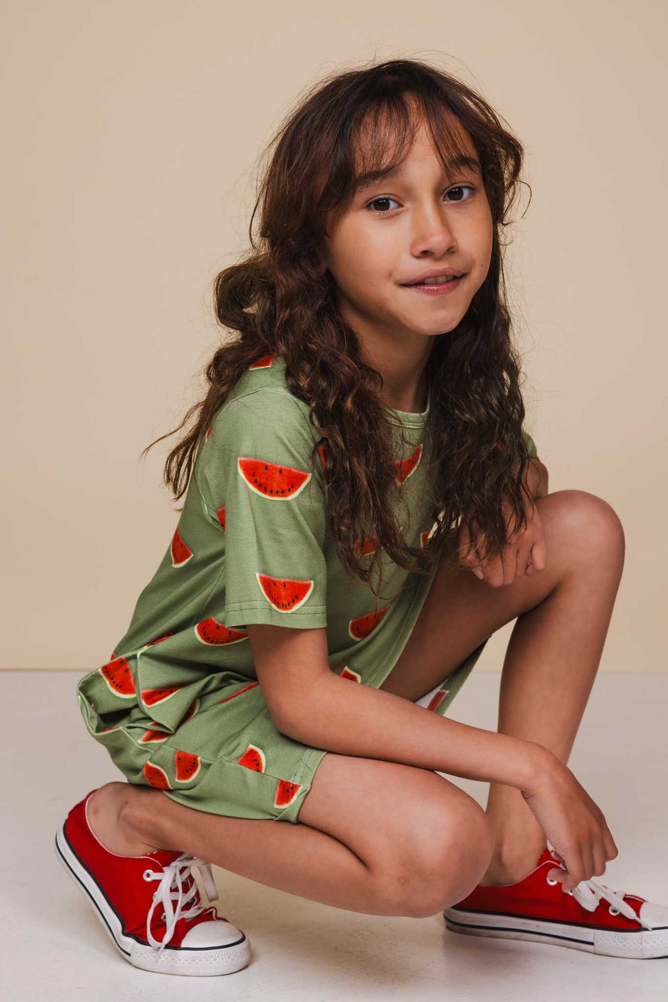 SNURK Watermelon T-shirt Dress Kids