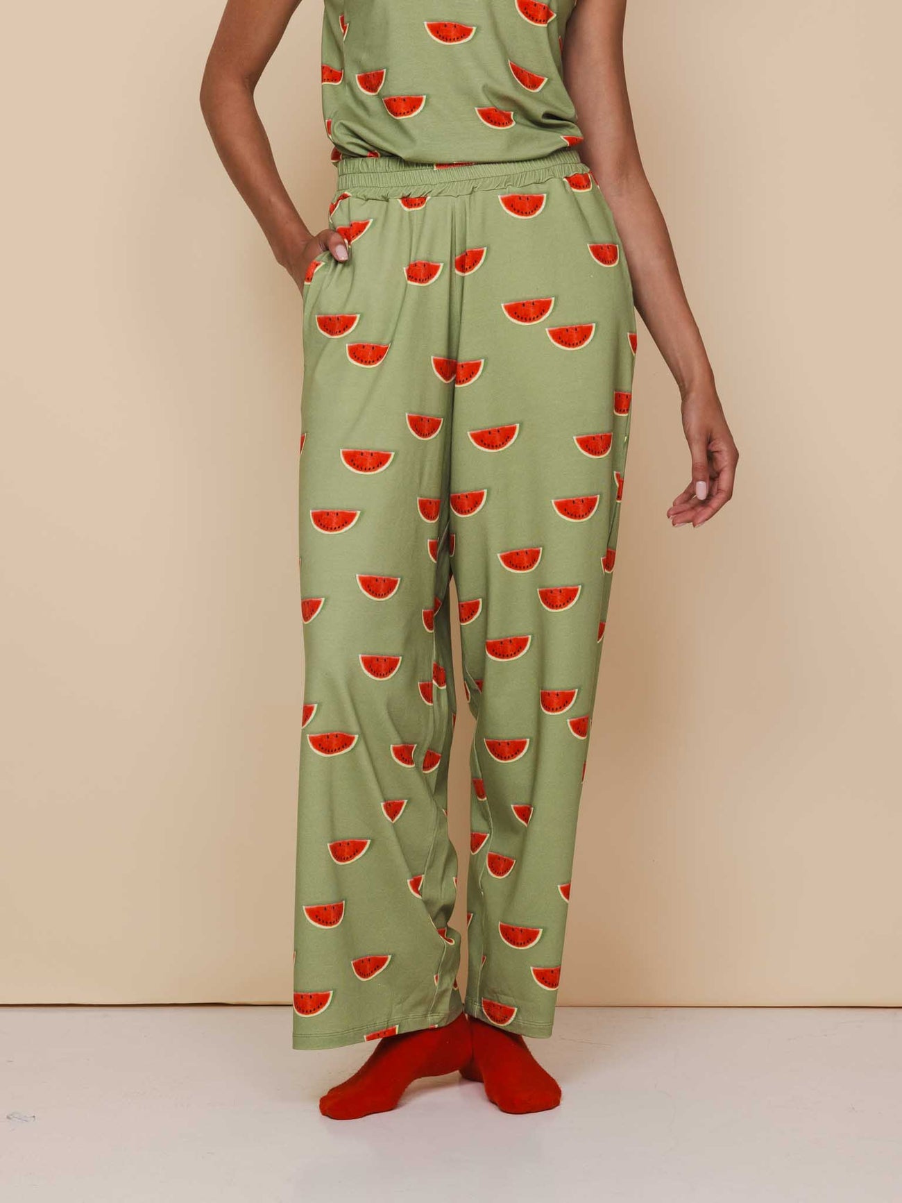 SNURK Watermelon Wijde broek Dames