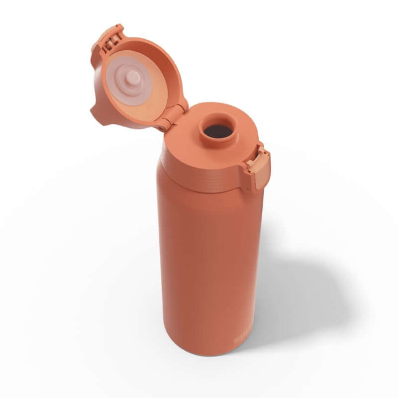 Sigg Shield Therm One Red 1,0 L GT6021.20 drinkfles met open mondstuk en matte afwerking.