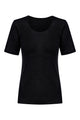 Mey Shirt Korte Mouw Wol Zijde Exquisite 66576 3 schwarz