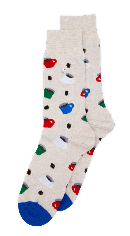 Alfredo Gonzales Coffee Sokken AG-Sk-COF-01 126 Beige/Red/Yellow/Blue Foto 21528