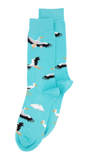 Alfredo Gonzales Stork Sokken AG-Sk-STOR-01 113 Light Blue/White/Black Foto 21534