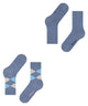 Burlington Everyday Mixed 2-Pack Damessokken 22044 6660 light denim Foto 22163