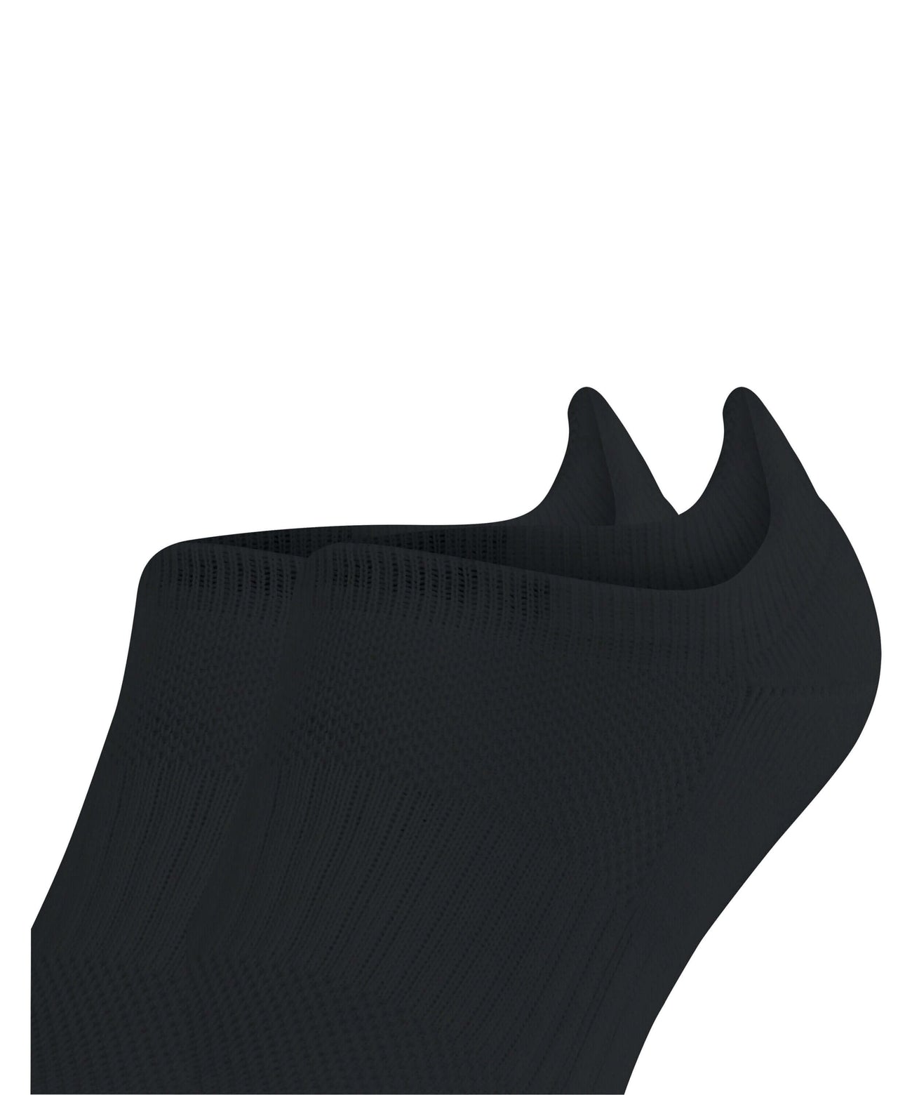 Esprit zwarte sneakersokjes voor dames met badstofzool, enkelhoog en duurzaam, 2-pack.