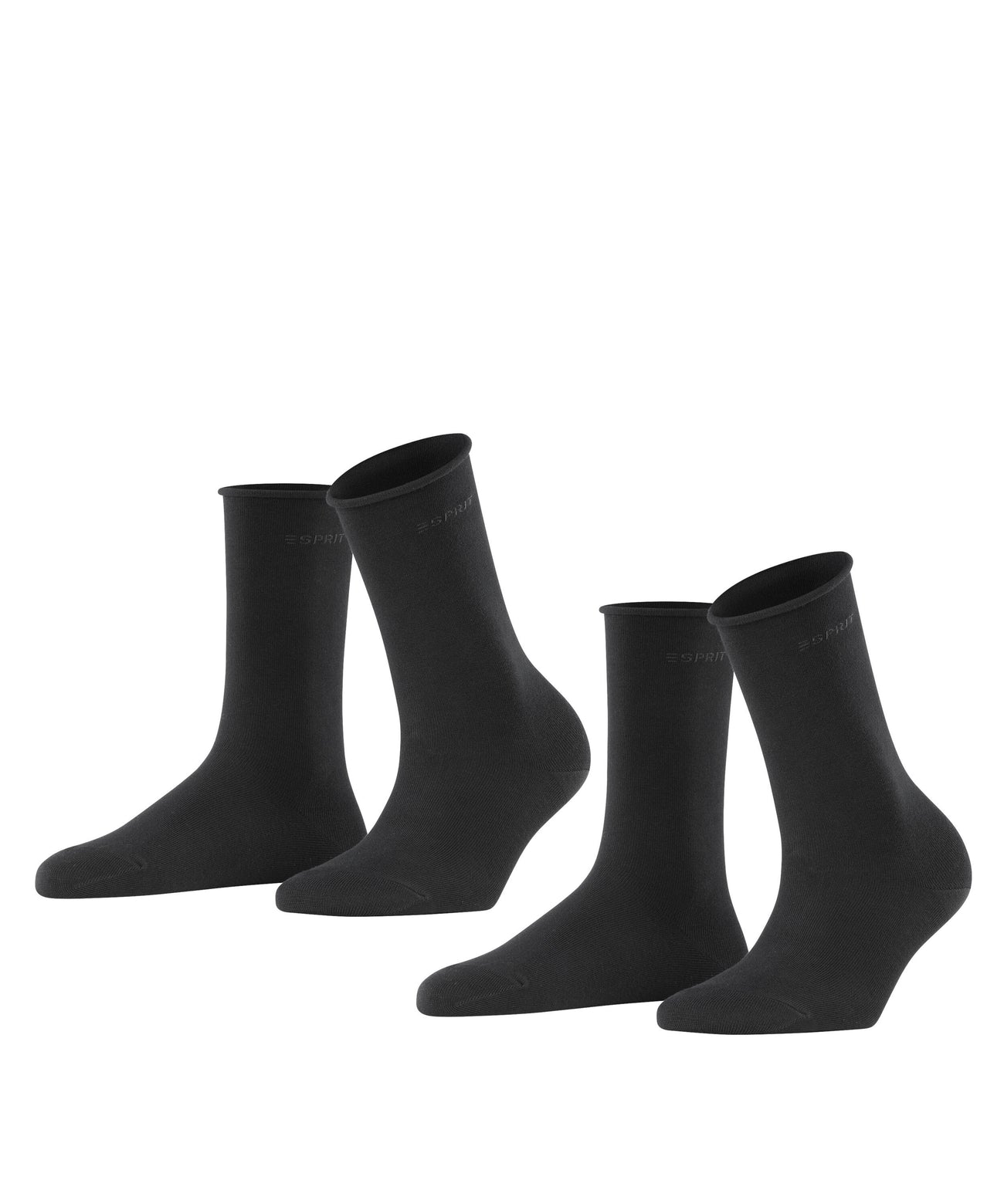 Esprit Basic Pure Sokken Dames 2-PACK 19583 3000 black Foto 29283