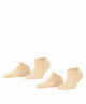 Esprit Basic Uni 2-PACK Sneakersokken Dames 18530 4011 cream Foto 16273