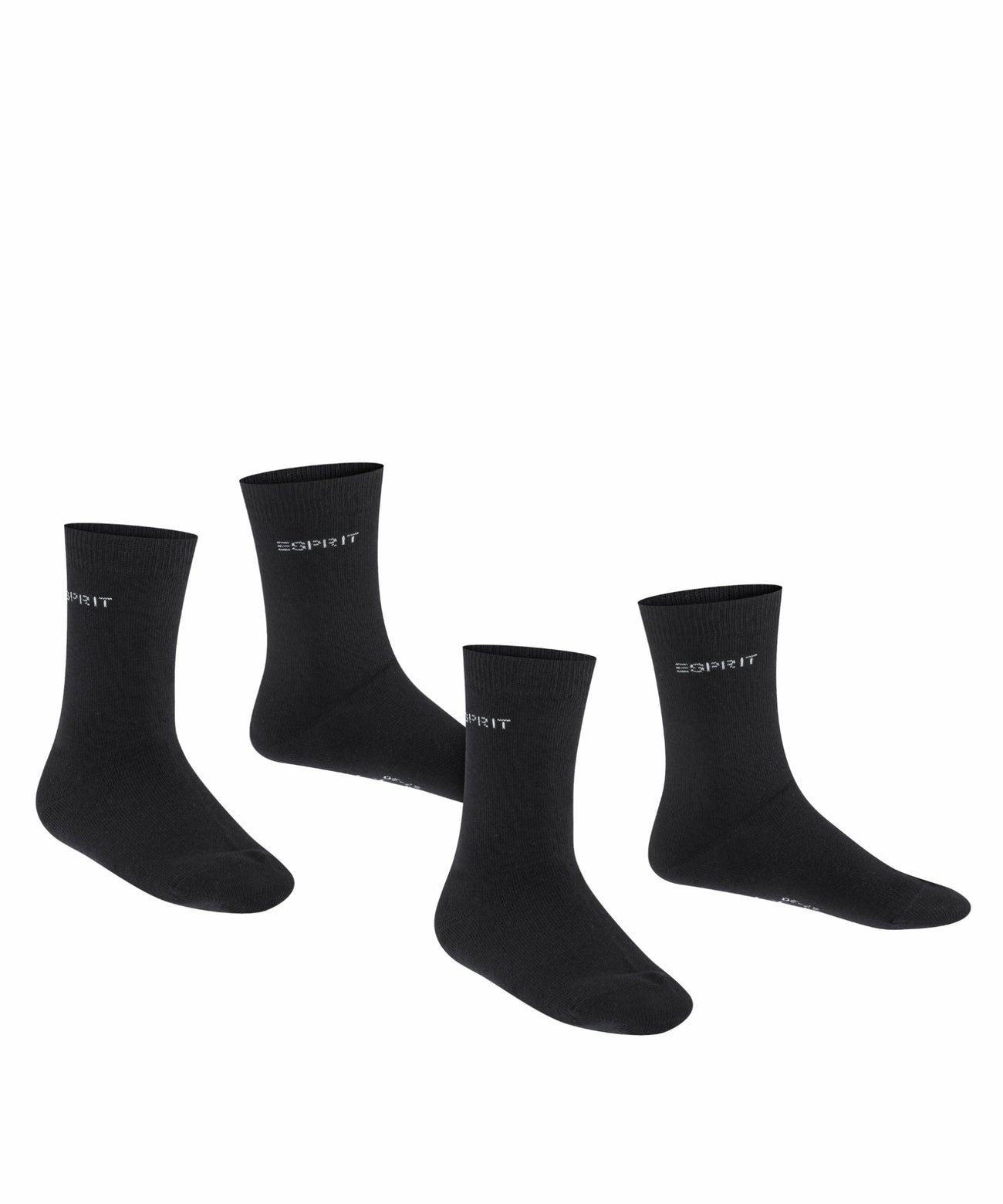 Esprit Foot Logo Kinderen 2-PACK 19041 3000 black Foto 16289