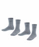 Esprit Foot Logo Kinderen 2-PACK 19041 3390 light greymel. Foto 16292