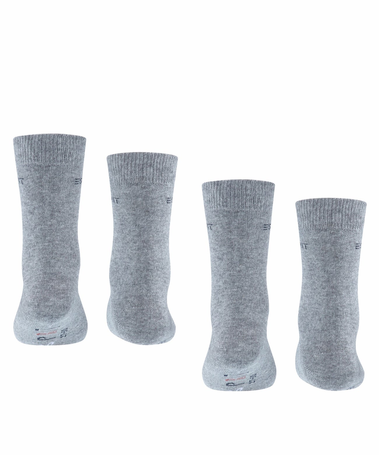 Esprit Foot Logo Kinderen 2-PACK 19041 3390 light greymel. Foto 16293