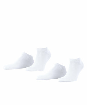 Esprit Sneakersokje Basic Uni Heren 2-PACK 17855  2000 white Foto 16071