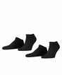 Esprit Sneakersokje Basic Uni Heren 2-PACK 17855  3000 black Foto 16077