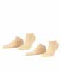 Esprit Sneakersokje Basic Uni Heren 2-PACK 17855  4011 cream Foto 16089