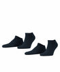 Esprit Sneakersokje Basic Uni Heren 2-PACK 17855  6120 marine Foto 16222