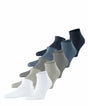 Esprit Solid-Mix 5-PACK sneakersokken heren in verschillende kleuren, bio katoen, enkelhoogte
