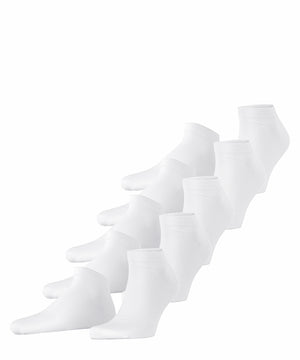 Esprit Solid Sneakersokken Heren 5-PACK 17990 2000 white Foto 5047