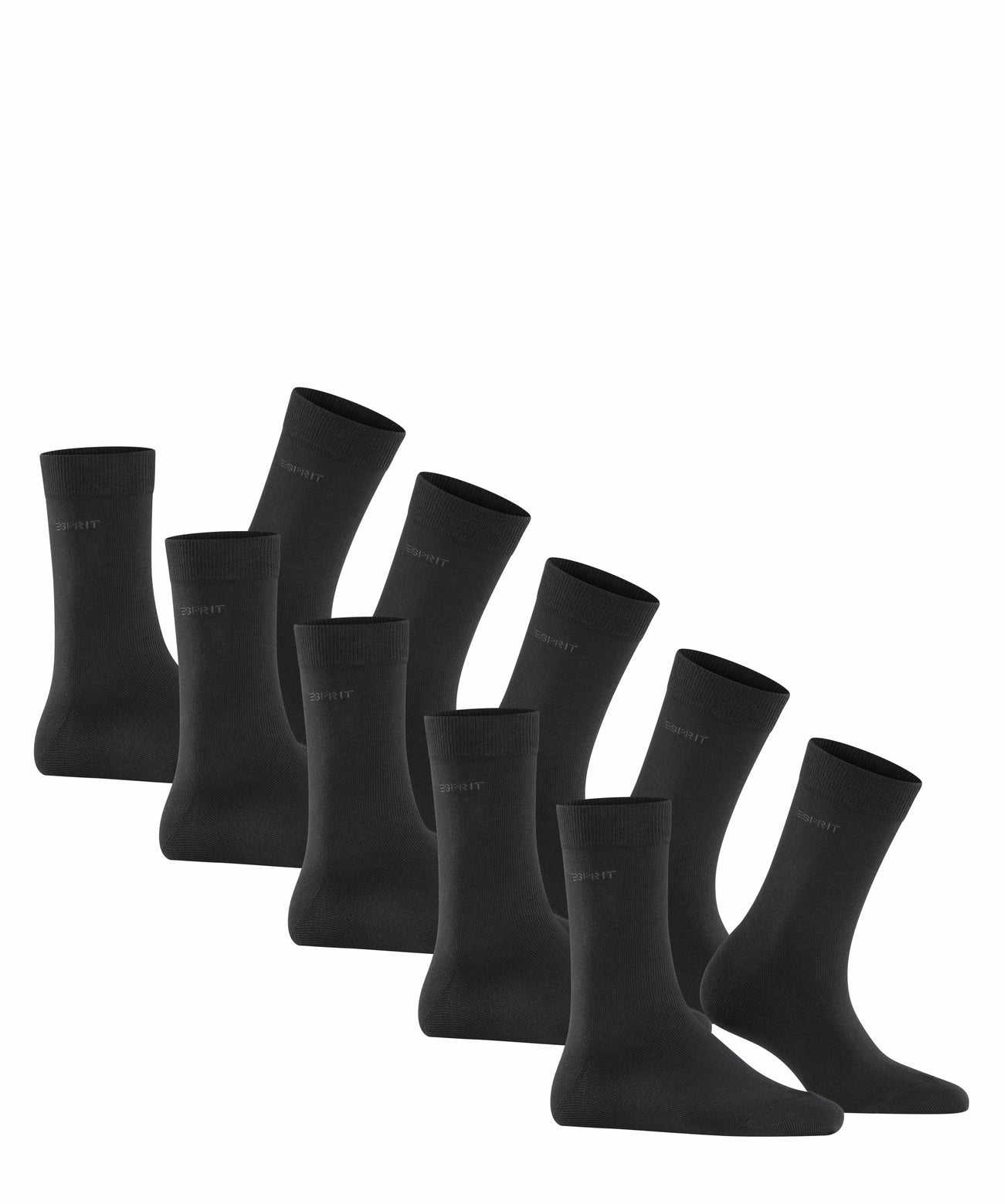 Esprit Uni Sokken Dames 5-PACK 19868  3000 black Foto 16346