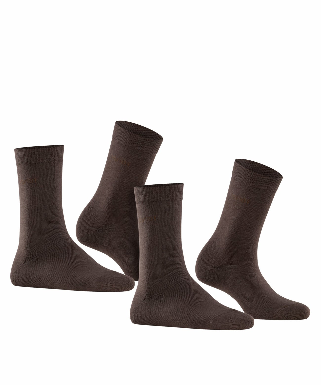 Esprit Uni sokken Dames 2 PACK 18531  5230 dark brown Foto 19664