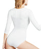 FALKE 3/4 Mouw Fine Cotton Body 40926  2209 white Foto 21916