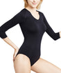 FALKE 3/4 Mouw Fine Cotton Body 40926  3009 black Foto 21909