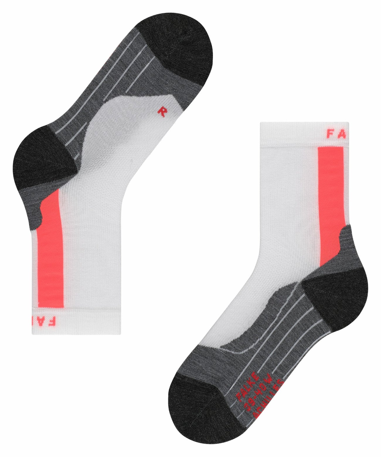 FALKE Achilles Compressiesok Dames 16763 2028 white-neon red Foto 19691