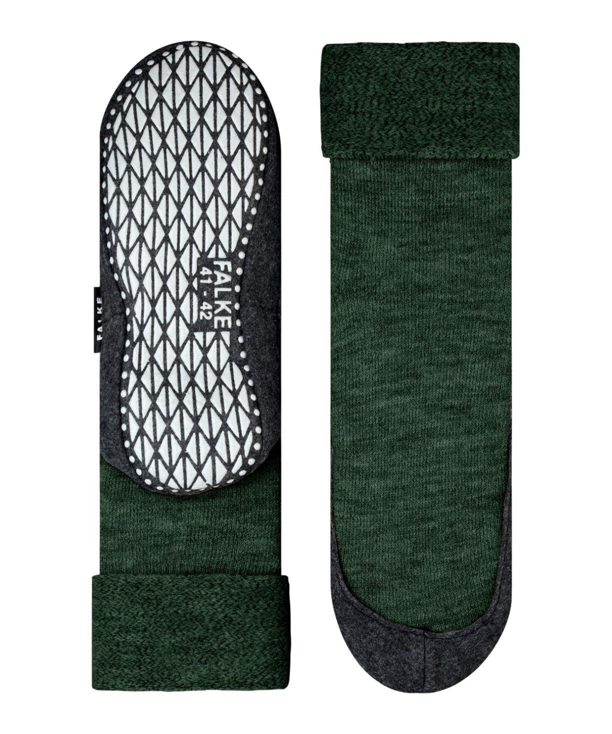 FALKE Cosyshoe Heren Sloffen 16560 7318 green mel. Foto 18377
