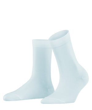 FALKE Cotton Touch Damessok 47105 6594 light blue Foto 30431