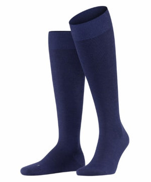 FALKE Energizing Wool Heren Steunkniekous 15530 6418 deep blue Foto 8126