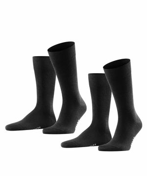 FALKE Happy 2-Pack Herensokken 14610 3000 black Foto 7323