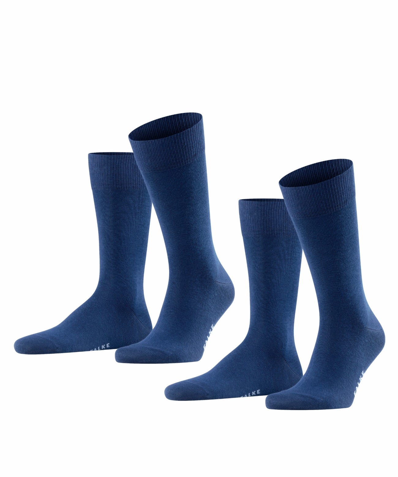 FALKE Happy 2-Pack Herensokken 14610 6000 royal blue Foto 7353