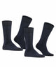 FALKE Happy 2-Pack Herensokken 14610 6375 dark navy Foto 7367