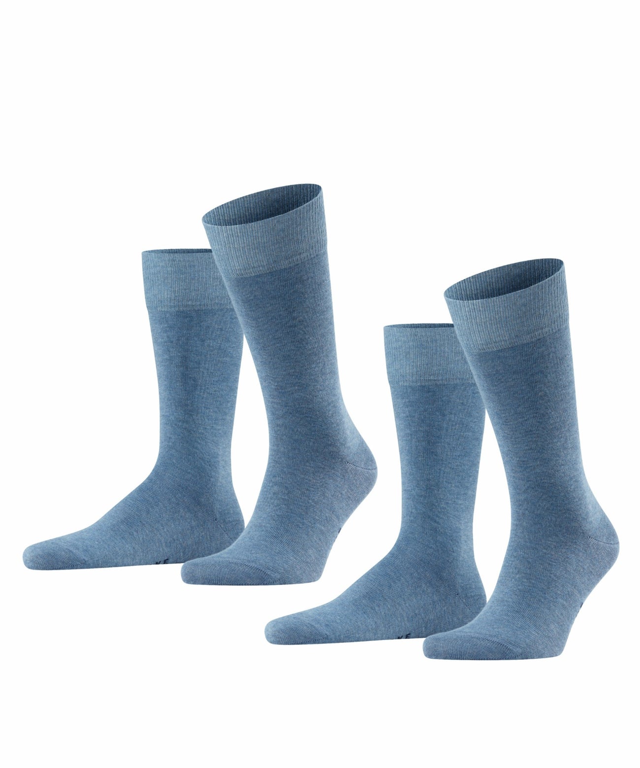 FALKE Happy 2-Pack Herensokken 14610 6660 light denim Foto 7371