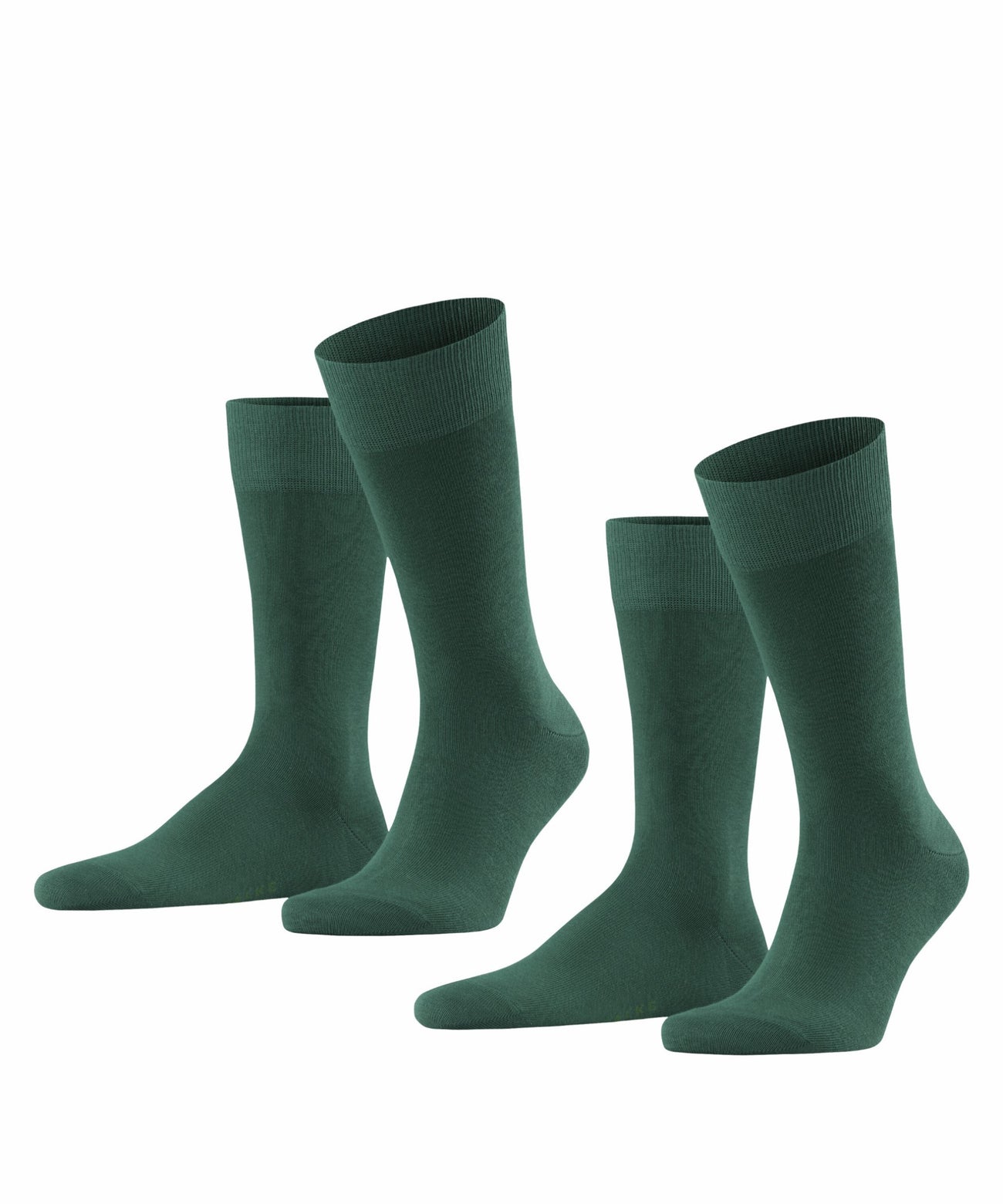 FALKE Happy 2-Pack Herensokken 14610 7441 hunter green Foto 27666