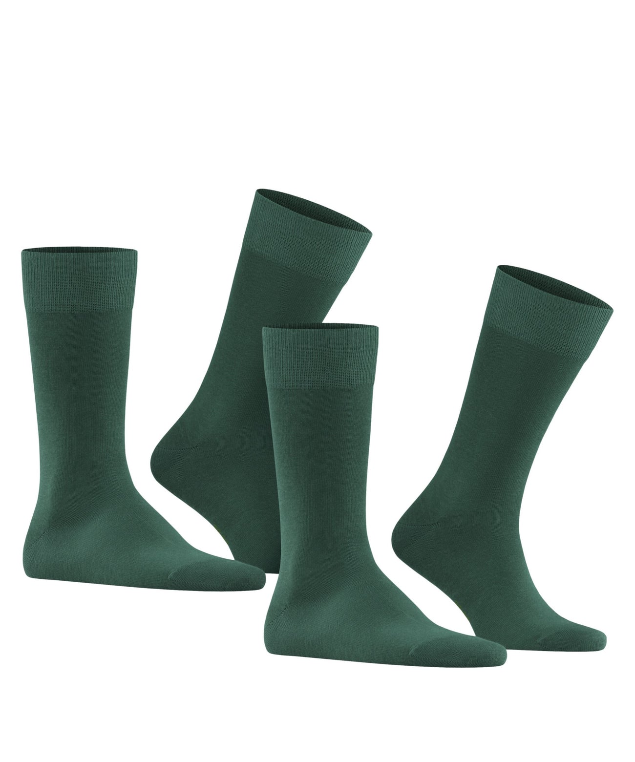 FALKE Happy 2-Pack Herensokken 14610 7441 hunter green Foto 27668