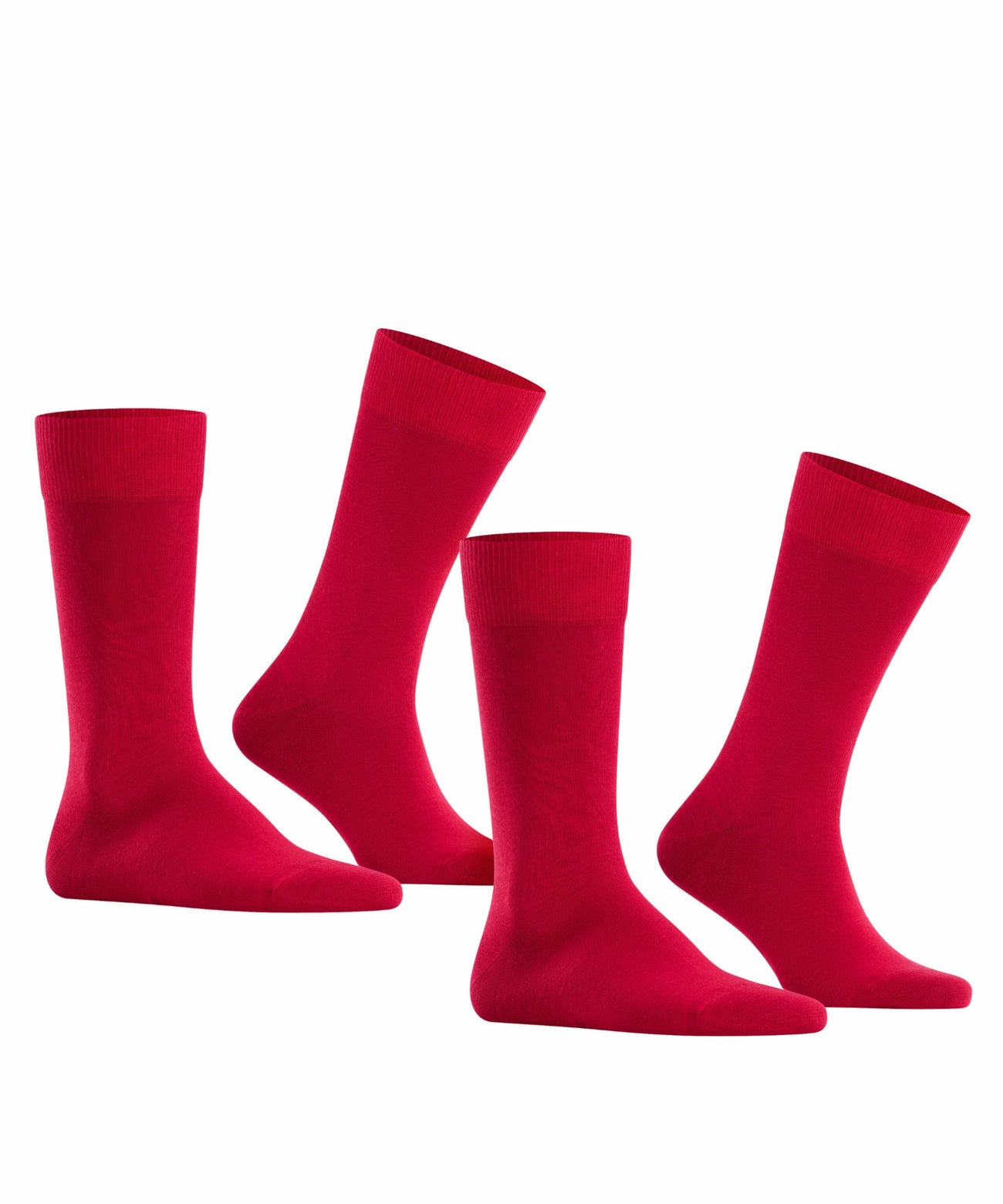 FALKE Happy 2-Pack Herensokken 14610 8228 scarlet Foto 7385