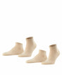 FALKE Happy 2-Pack Sneakersok Heren 14606 4650 sand mel. Foto 7307