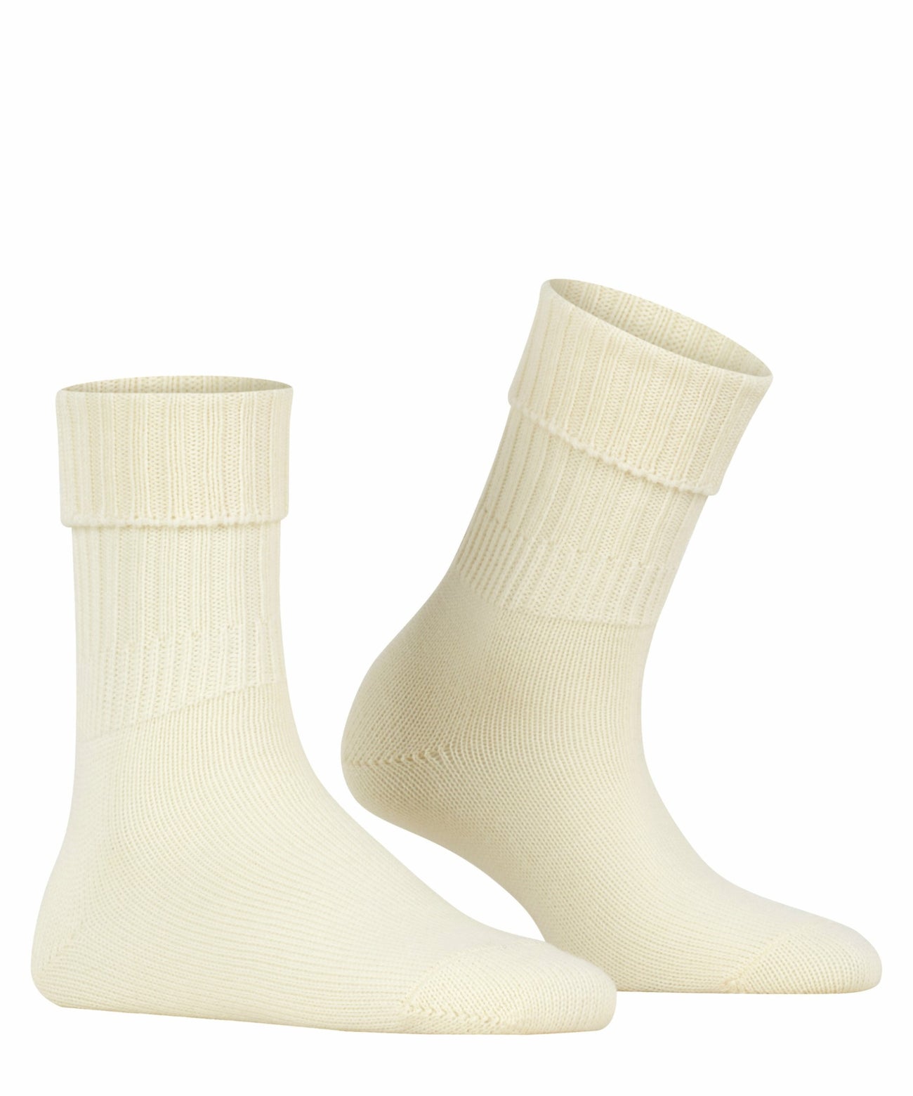 FALKE Rib Omslag Damessokje 47520 2069 woolwhite Foto 4838